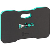 Wera Set di scaldagambe e scaldamani 2, Protezione del ginocchio Nero/Verde