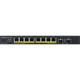 Zyxel GS1100-10HP v2 Non gestito Gigabit Ethernet (10/100/1000) Supporto Power over Ethernet (PoE) Nero Non gestito, Gigabit Ethernet (10/100/1000), Supporto Power over Ethernet (PoE), Montabile a parete