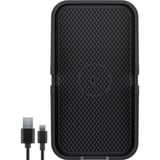 goobay Caricabatterie rapido wireless per auto 15 watt Nero