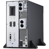 APC Easy UPS On-Line, 6000VA, agli ioni di litio Nero/Argento, 6kVA/6kW, Lithium-ion, Rack/Tower 5U, 230V, 1 Hard wire (1P+N+E) outlet, Intelligent Card Slot, Extended runtime, W/ rail kit, Doppia conversione (online), 6 kVA, 6000 W, Sinusoidale, 120 V, 300 V