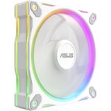 ASUS Prime MR120 Fan ARGB White 3in1 Case per computer Ventilatore 12 cm Bianco, Ventola bianco, Ventilatore, 12 cm, Bianco