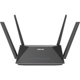 ASUS RT-AX52 AX1800 AiMesh router wireless Gigabit Ethernet Dual-band (2.4 GHz/5 GHz) Nero Wi-Fi 6 (802.11ax), Dual-band (2.4 GHz/5 GHz), Collegamento ethernet LAN, Nero, Router da tavolo