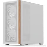 Aerocool D301A Mini Tower Bianco, Legno, Chassis Tower bianco, Mini Tower, PC, Bianco, Legno, micro ATX, Mini-ITX, Acrilonitrile butadiene stirene (ABS), SPCC, Gaming