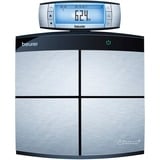 Beurer Bilancia per analisi corporea BF 105 Body Complete, Scala acciaio inox satinato/Nero
