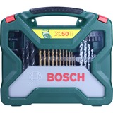 Bosch Coffret X-Line Titane de 50 piÃ¨ces 2607019327, Trapano & Set di bit verde, Cina, 6 pz, 6,6 kg, 400 mm, 270 mm, 250 mm