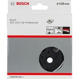 Bosch Piatto abrasivo medio-duro, Ø 125mm, Platorello per levigatrice Nero