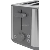 Braun HT 1510 GY 6 2 fetta/e 900 W Grigio, Acciaio inox, Tostapane accaio/grigio, 2 fetta/e, Grigio, Acciaio inox, Plastica, Acciaio inox, Pulsanti, Livello, Manopola, 900 W, 185 mm