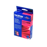 Brother LC1100M cartuccia d'inchiostro 1 pz Originale Magenta Magenta, Inchiostro a base di pigmento, 1 pz, 325 pagine, Confezione singola, Vendita al dettaglio