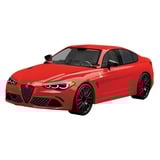 COBI Alfa Romeo Giulia Quadrifoglio, Giochi di costruzione rosso