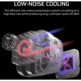 Corsair NAUTILUS 240 RS ARGB Ricondizionato, Raffreddamento ad acqua Nero