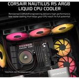 Corsair NAUTILUS 240 RS ARGB Ricondizionato, Raffreddamento ad acqua Nero