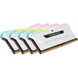 Corsair Vengeance CMH32GX4M4E3200C16W memoria 32 GB 4 x 8 GB DDR4 3200 MHz bianco, 32 GB, 4 x 8 GB, DDR4, 3200 MHz, 288-pin DIMM