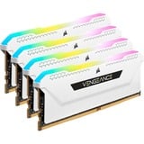 Corsair Vengeance CMH32GX4M4E3200C16W memoria 32 GB 4 x 8 GB DDR4 3200 MHz bianco, 32 GB, 4 x 8 GB, DDR4, 3200 MHz, 288-pin DIMM