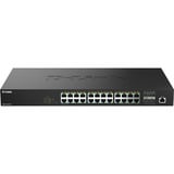 D-Link DMS-1250-28P/E switch di rete Gestito L2 2.5G Ethernet (100/1000/2500) Supporto Power over Ethernet (PoE) Nero, Interruttore Nero, Gestito, L2, 2.5G Ethernet (100/1000/2500), Supporto Power over Ethernet (PoE), Montaggio rack