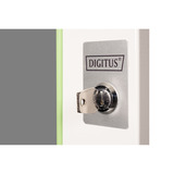 Digitus Porta frontale in vetro per armadio da parete 19" 20U serie Unique, Pannello frontale grigio