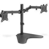 Digitus Supporto monitor universale doppio, Supporto per pavimento Nero (opaco), Libera installazione, 8 kg, 38,1 cm (15"), 81,3 cm (32"), 100 x 100 mm, Nero