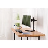 Digitus Supporto monitor universale doppio, Supporto per pavimento Nero (opaco), Libera installazione, 8 kg, 38,1 cm (15"), 81,3 cm (32"), 100 x 100 mm, Nero