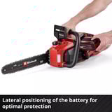 EINHELL Motosega professionale a batteria GP-LC 36/40 Li BL-Solo, 36 Volt (2x18V), Sega a catena rosso/Nero