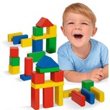 Eichhorn Blocchi di legno colorati 50, Giochi di costruzione 