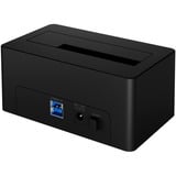 ICY BOX IB-1121-U3 USB 3.2 Gen 1 (3.1 Gen 1) Type-A Nero, Docking station Nero, HDD, SATA, Seriale ATA II, Serial ATA III, 2.5,3.5", USB 3.2 Gen 1 (3.1 Gen 1) Type-A, Nero, Plastica