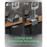 ICY BOX IB-MS525-T, Base per monitor grigio