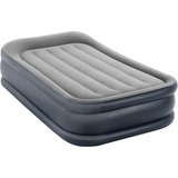 Intex 64132NP materasso ad aria Materasso singolo Grigio, Blu marino, Base di aria grigio/Nero, Materasso singolo, Singolo/Grandezza intera, Rettangolo, Interno, Pompa ad aria integrata