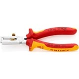 KNIPEX 11 06 160 Arancione, Rosso pinza spellacavi, Pinza stripper 1 cm, 5 mm, Plastica, Arancione, Rosso, 16 cm, 166 g