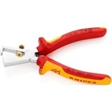 KNIPEX 11 06 160 Arancione, Rosso pinza spellacavi, Pinza stripper 1 cm, 5 mm, Plastica, Arancione, Rosso, 16 cm, 166 g