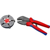KNIPEX 97 33 01, Pinza crimpatrice rosso/Blu