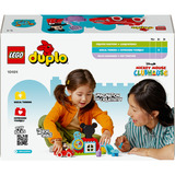 LEGO DUPLO La casa e l’auto di Topolino, Giochi di costruzione Set da costruzione, 2 anno/i, Plastica, 27 pz, 440 g