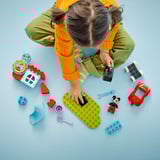 LEGO DUPLO | Disney 10454 La Casa e l’Auto di Topolino Giocattolo con Personaggi, Macchina e Accessori, Giochi Didattico 2+, Giochi di costruzione Macchina e Accessori, Giochi Didattico 2+, Set da costruzione, 2 anno/i, Plastica, 27 pz, 440 g
