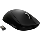 Logitech PRO X mouse Mano destra RF Wireless 25400 DPI, Mouse da gioco Nero, Mano destra, RF Wireless, 25400 DPI, 1 ms, Nero