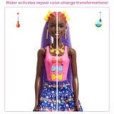 Mattel Barbie Color Reveal Glitter! Bambola cambio capelli glitter blu 