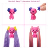 Mattel Barbie Color Reveal Glitter! Bambola cambio capelli glitter blu 