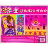 Mattel Barbie Color Reveal Glitter! Bambola cambio capelli glitter blu 