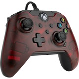 PDP 049-012-EU-RD periferica di gioco Nero, Rosso USB Gamepad Analogico/Digitale Xbox, Xbox One rosso/trasparente, Gamepad, Xbox,Xbox One, D-pad, Pulsante Condividi, Analogico/Digitale, Cablato, USB
