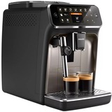 Philips 4300 series 5 bevande, macchine da caffè completamente automatiche, 1.8L, macine 100% cercamica, EP4327/90 Nero, macchine da caffè completamente automatiche, 1.8L, macine 100% cercamica, EP4327/90, Macchina per espresso, 1,8 L, Chicchi di caffè, Macinatore integrato, 1500 W, Nero, Cromo