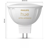 Philips Hue White Ambiance MR16 Smarter Spot confezione doppia 400 lm, Lampada a LED 