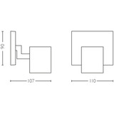 Philips Hue White Ambiance Runner spot singolo, Luce LED Nero