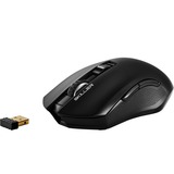 Sharkoon Skiller SGM3 mouse Mano destra RF Wireless + USB Type-A Ottico 6000 DPI Nero, Mano destra, Ottico, RF Wireless + USB Type-A, 6000 DPI, Nero