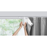 SwitchBot Smart Curtain 3 U Rail, Apertura del sipario bianco