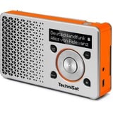 TechniSat DigitRadio 1 Portatile Digitale Arancione, Argento argento/Orange, Portatile, Digitale, DAB+,FM, 87.5 - 108 MHz, 174 - 240 MHz, Scansione automatica