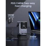 UGREEN Nexode Power Bank 48000 mAh Litio Grigio, Powerbank  grigio, 48000 mAh, Litio, Grigio