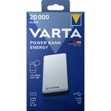 Energy 20000 Polimeri di litio (LiPo) 20000 mAh Nero, Bianco