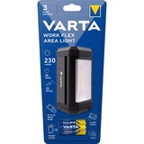 VARTA WORK FLEX AREA LIGHT lampada di emergenza 230 lm Nero Nero, 230 lm, Nero, 35 h, 119 mm, 227 g