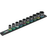 Wera 9607 Barra magnetica per bussole B Impaktor 1 set di bussole 3/8", chiave combinata   Nero/Verde