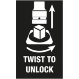 Wera 9607 Barra magnetica per bussole B Impaktor 1 set di bussole 3/8", chiave combinata   Nero/Verde