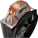 be quiet! SHADOW ROCK SLIM 2 Processore Refrigeratore 13,5 cm Alluminio, Nero, Rame 1 pz, raffreddamento CPU  Refrigeratore, 13,5 cm, 1400 Giri/min, 11,5 dB, 23,7 dB, Alluminio, Nero, Rame