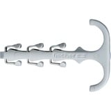 fischer Fascetta doppia Steckfix plus SF plus ZS 10, Fascetta stringitubo grigio chiaro