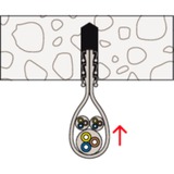 fischer Fascetta doppia Steckfix plus SF plus ZS 10, Fascetta stringitubo grigio chiaro